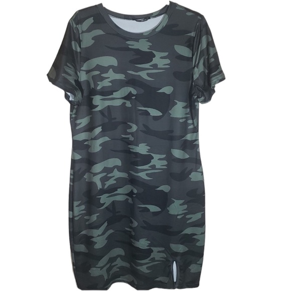 SHEIN Dresses & Skirts - SHEIN Curve Women’s Camouflage Dress Size 2X